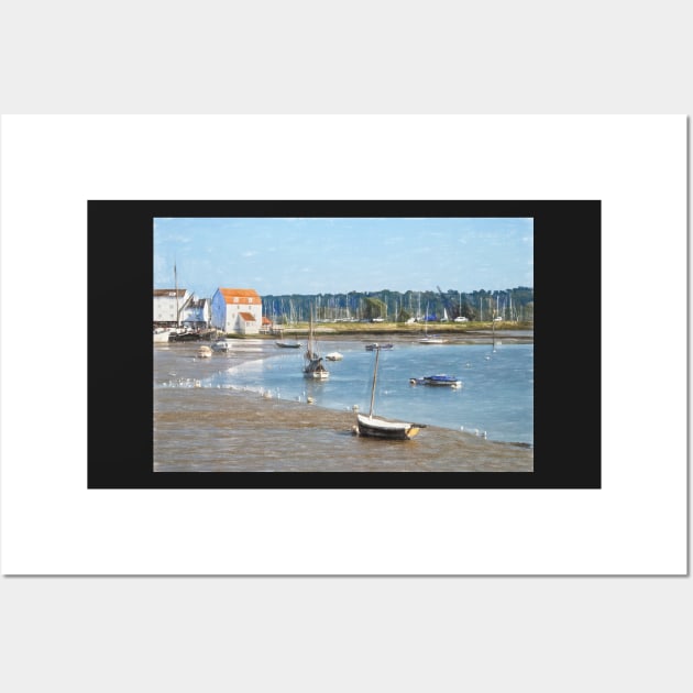 Low Tide At Woodbridge Wall Art by IanWL